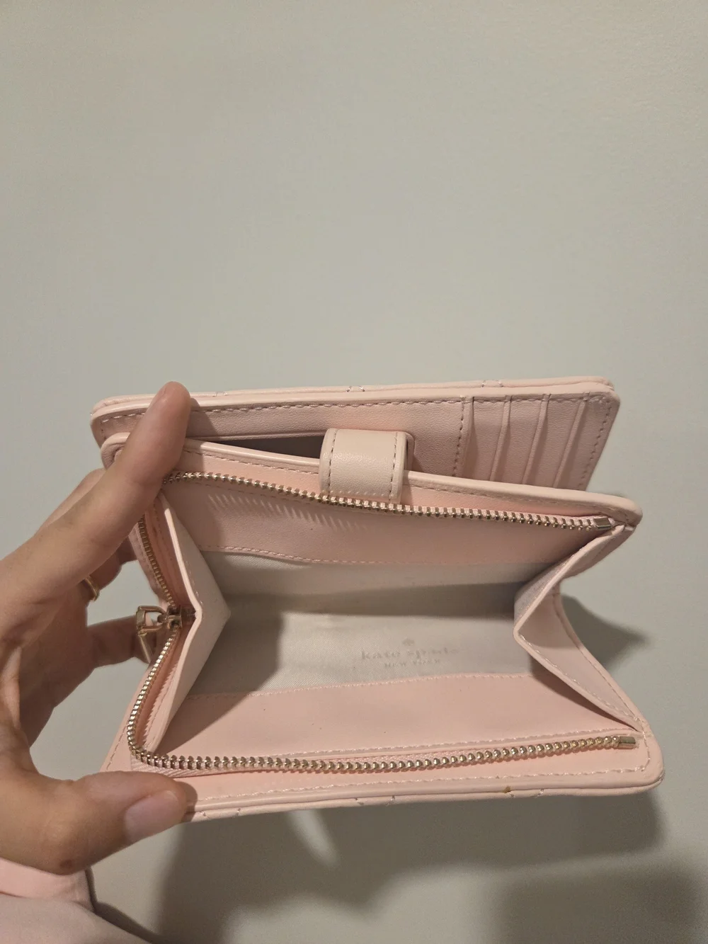 Kate Spade Quilted Pink Leather Wallet